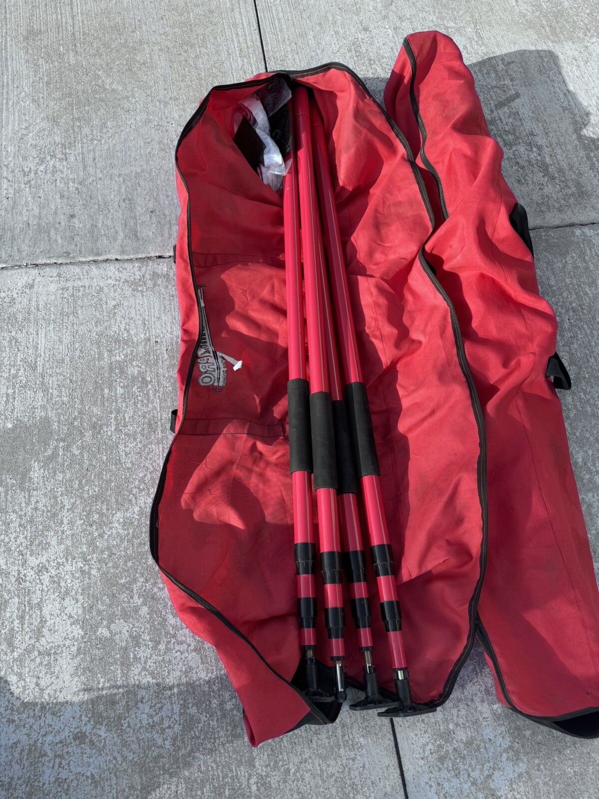 DUSTSHIELD PRO Surface Shields Barrier Kit Extendable Poles (4 Pack) To 12’ BH