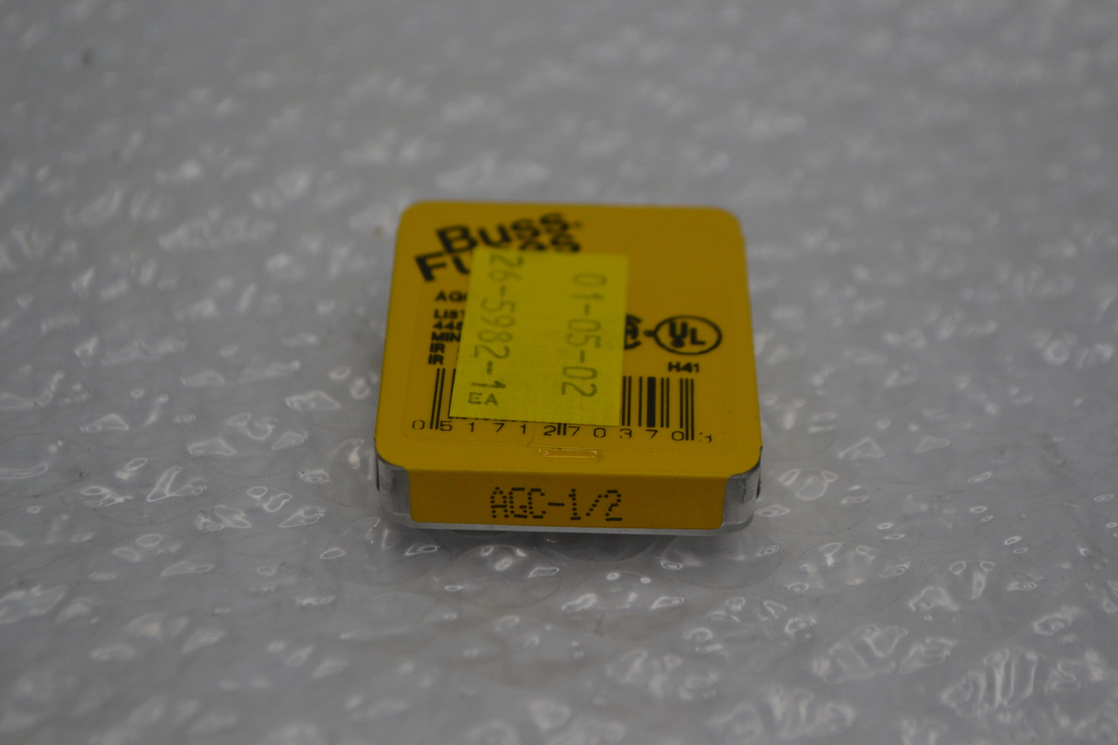BUSSMANN AGC-1/2 FUSE LOT OF 6 PKG OF 5 NSMP