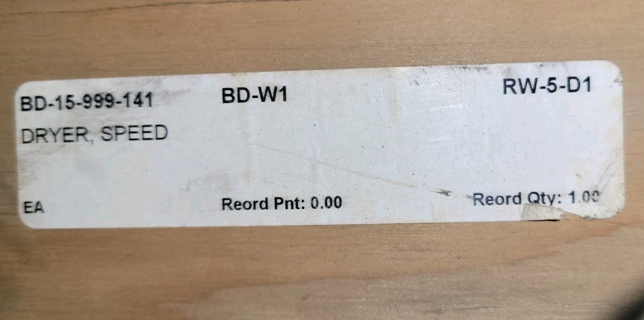 Speed Dryers 13.5in x 36in long Laboratory pulp/paper dryer