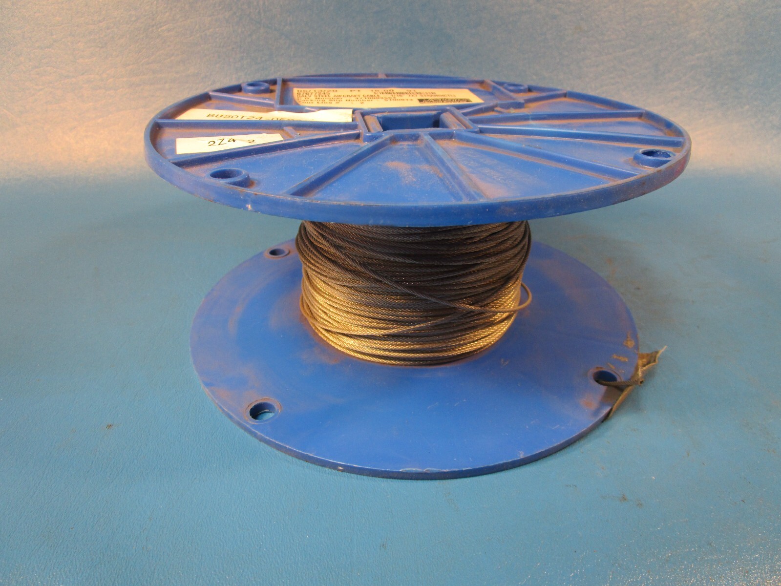 MSC 67677245, Steel Galvanized Aircraft Cable, 100 feet, 1/16″ X 7X7 STRAND (CTL