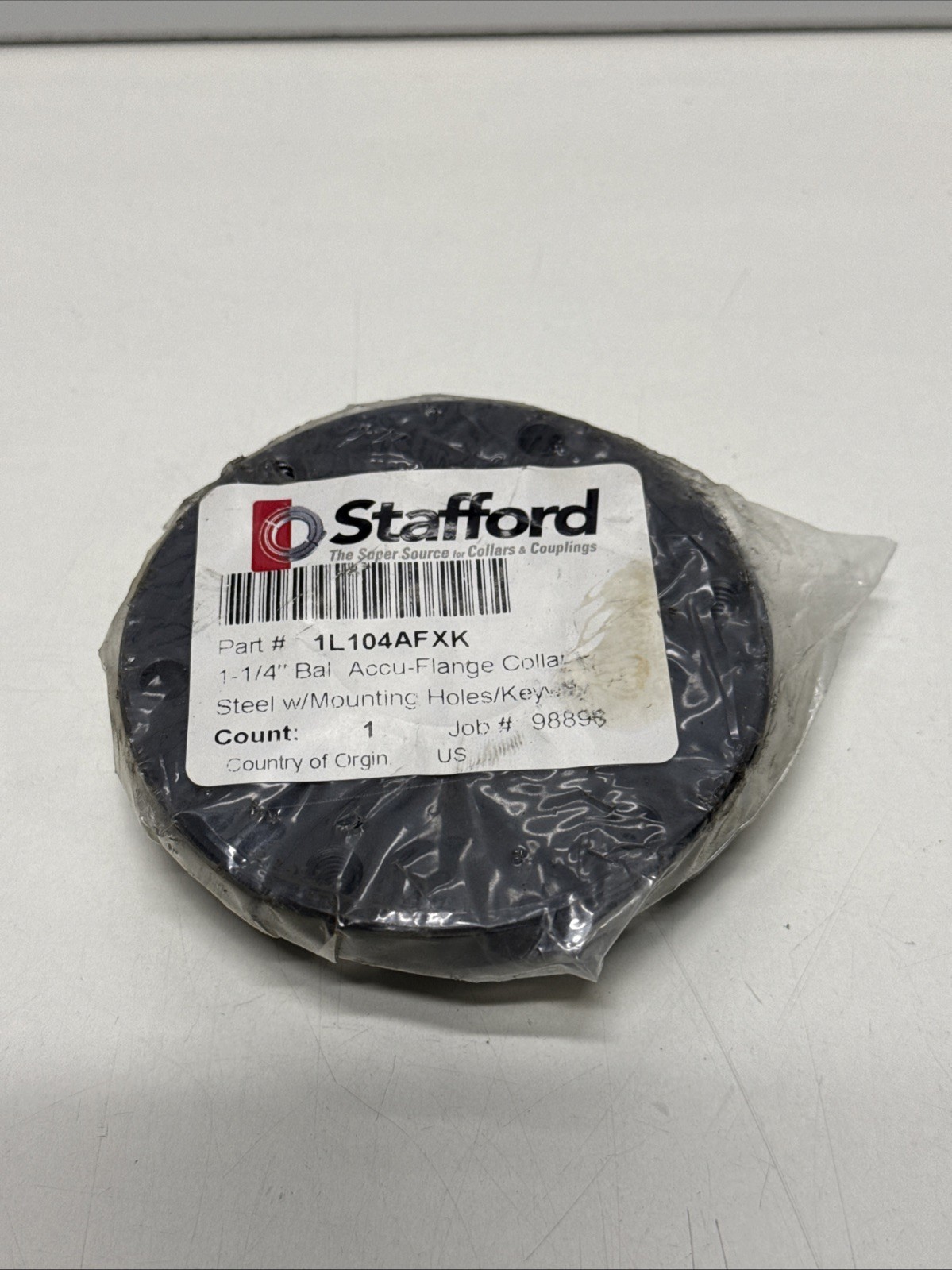 Stafford 1L104AFXK, 1-1/4″ Steel Accu-FlangeShaft Mounting Collars
