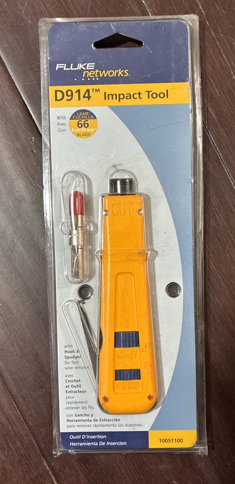 Fluke Networks D914 Impact Punch Down Tool