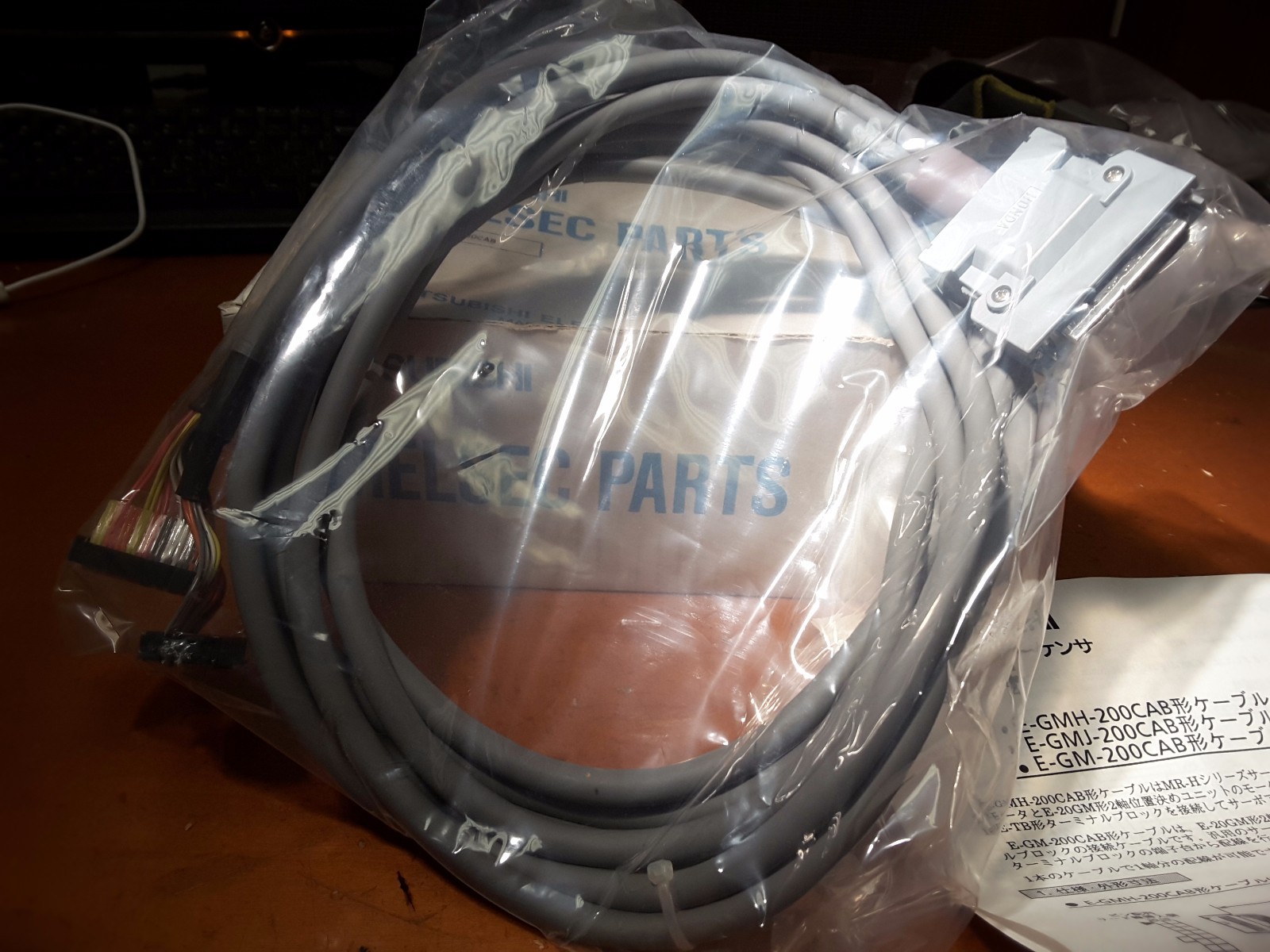 MITSUBISHI EGMH200CAB e-gmh-200ca CABLE FOR FX-20GM TO MR-H CABLE NEW $59