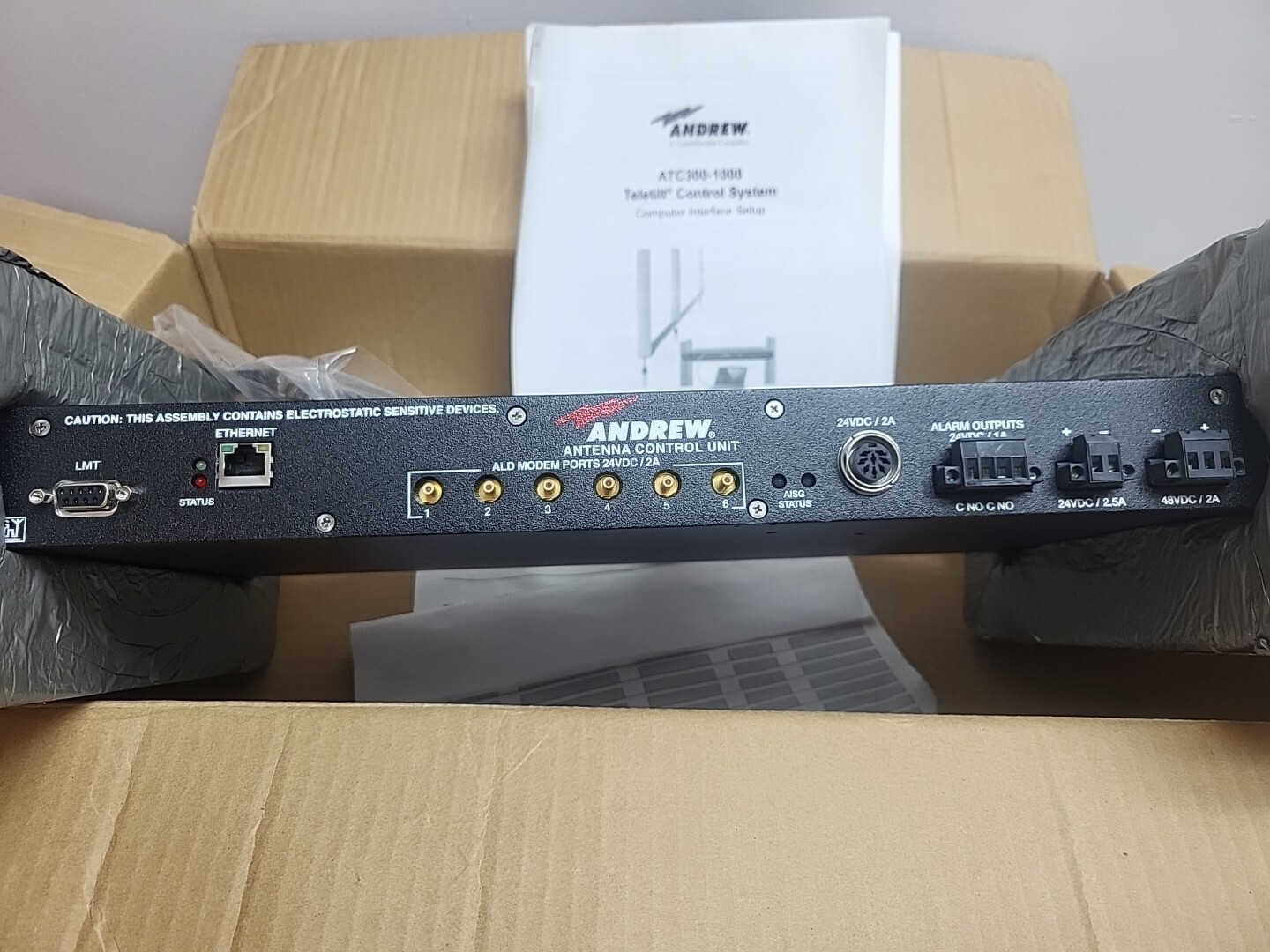 Andrew, ATC300-1000, Antenna Control Unit Commscope Teletilt System Interface