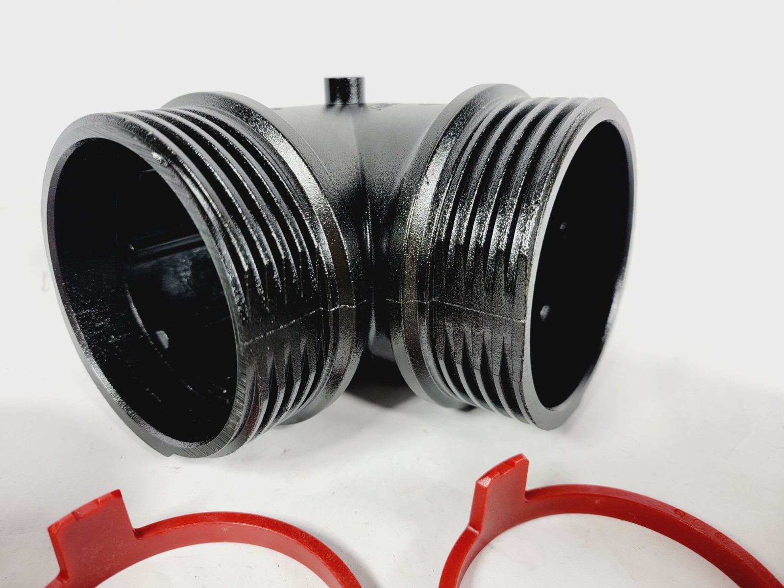 AirNet 2811700380 DN80 (3”) 90° Aluminum Elbow – Compressed Air Piping – New