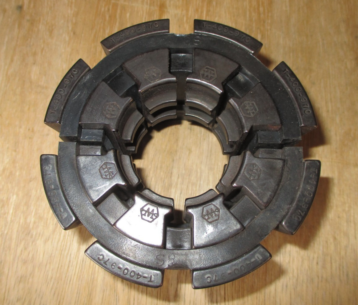 WEATHERHEAD HYDRAULIC HOSE CRIMPER DIE SET #T400-97C COLLET SET 1 1/4″ -20