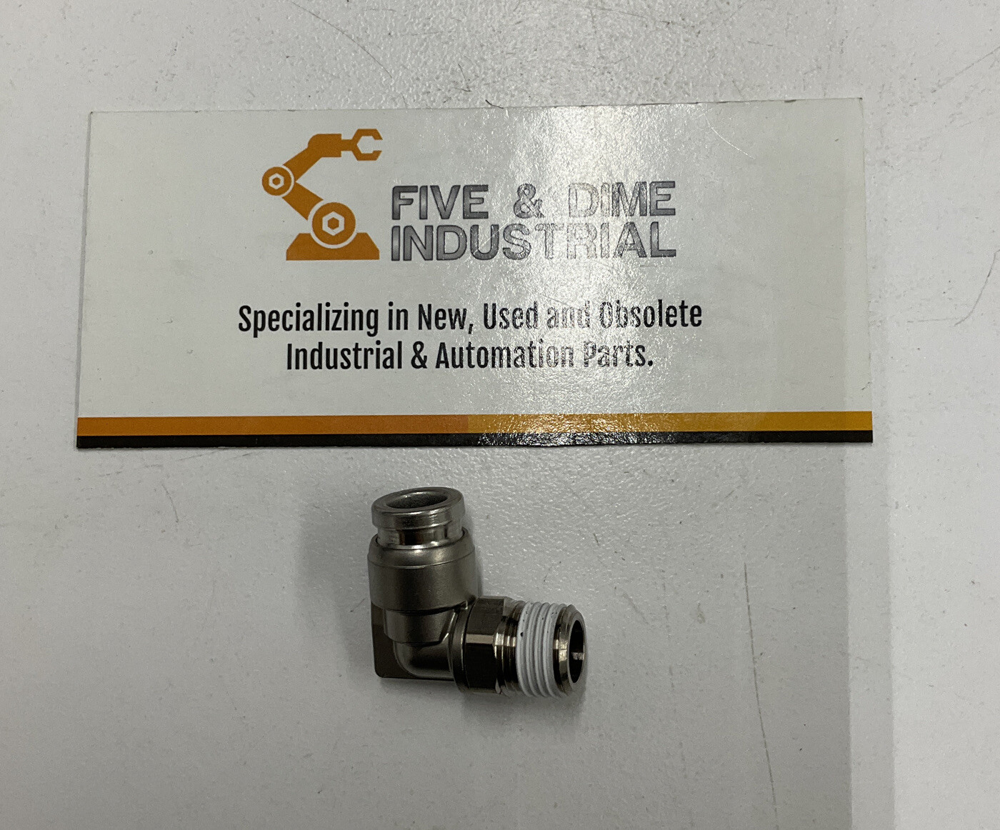 SMC KQB2L06-01S Metal Elbow Fitting 1/8″ NPT X 6mm Tube
