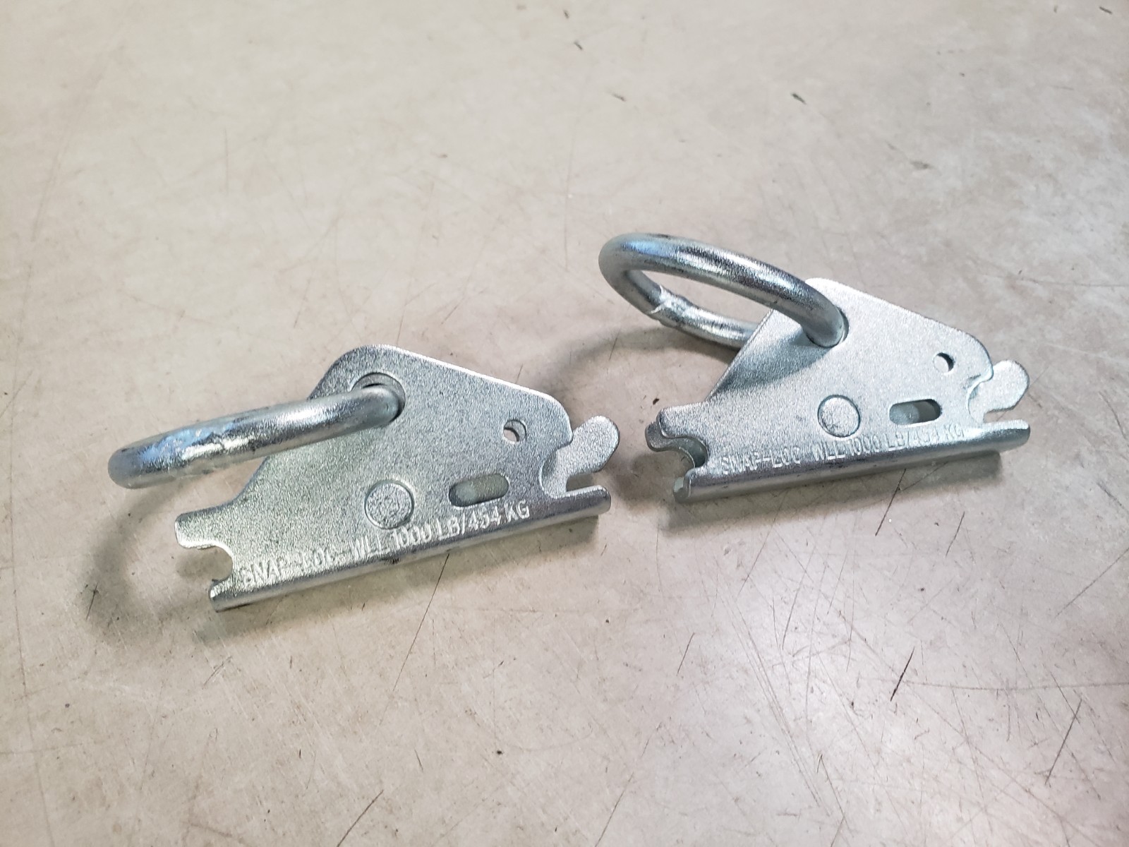 Lot of 2 – SNAP-LOC SLAEARI E-Fitting with Ring, 3″ W, 1,000 lb 15X214