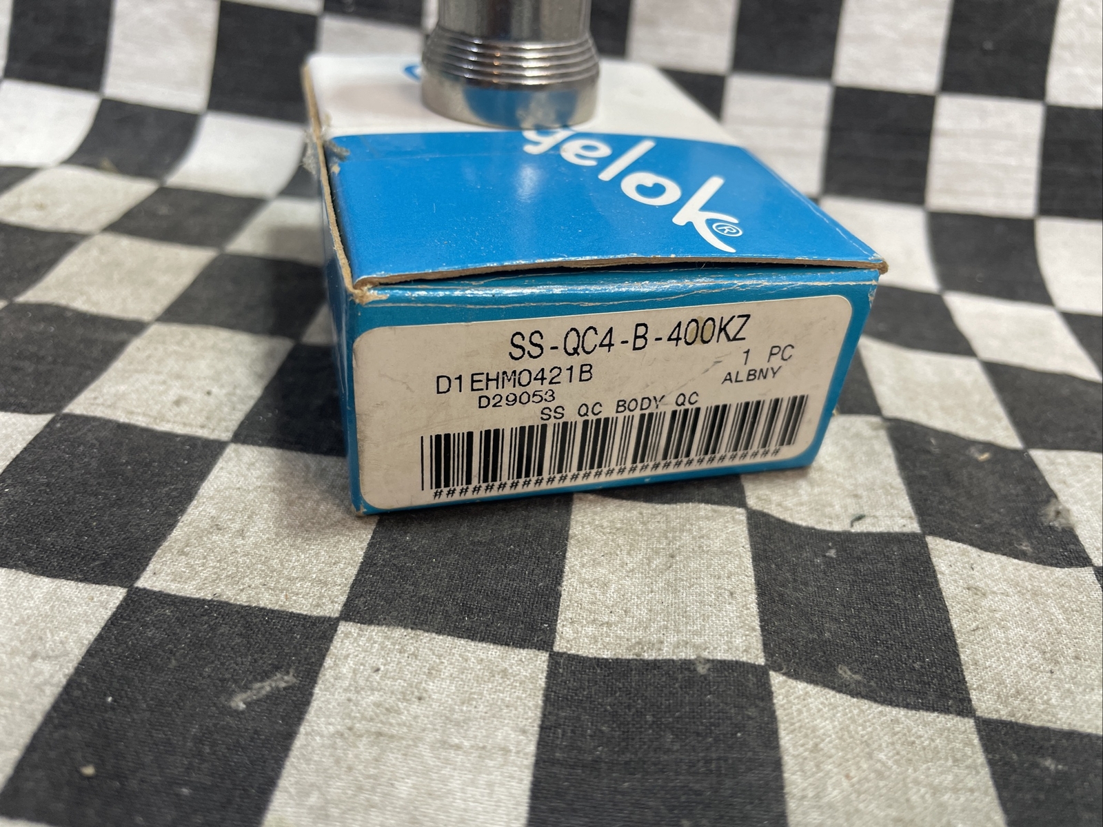 SWAGELOK SS-QC4-B-400KZ, SSQC4B400KZ, QUICK CONNECT BODY Kalrez O-Rings #N35