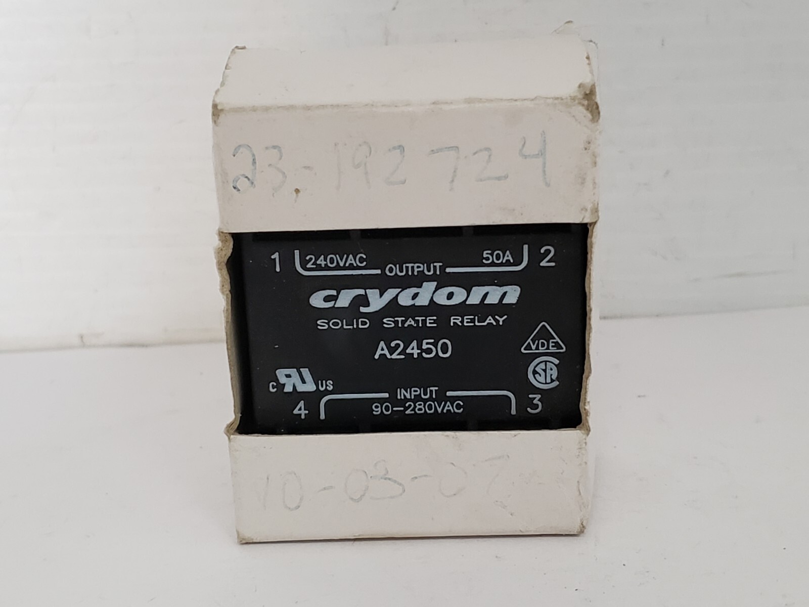 CRYDOM A2450 SOLID STATE RELAY 50A 90-280VAC NIB