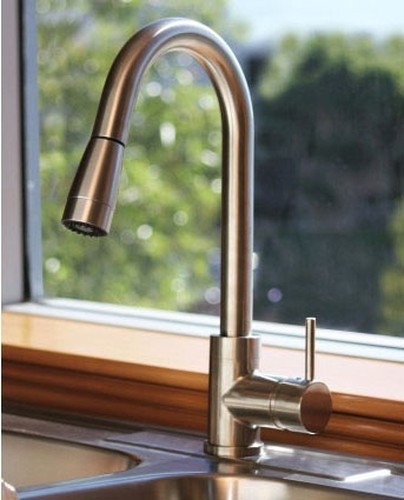 Huntington Brass K4880202-C Kitchen Faucet High-Arc Pull-Down 1.8 GPM