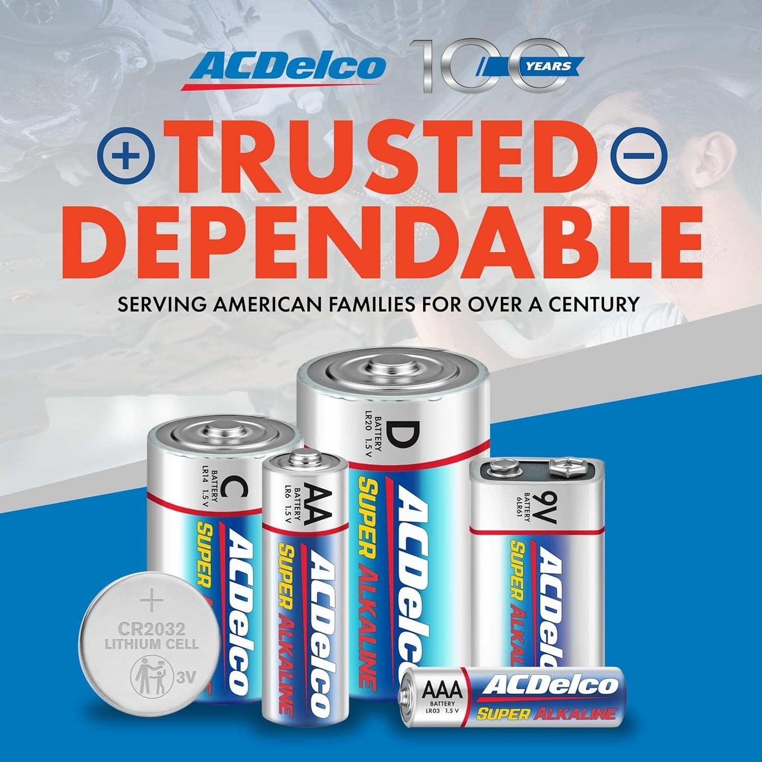 100 Count AA Batteries, Maximum Power Super Alkaline Battery, Long Lasting Power