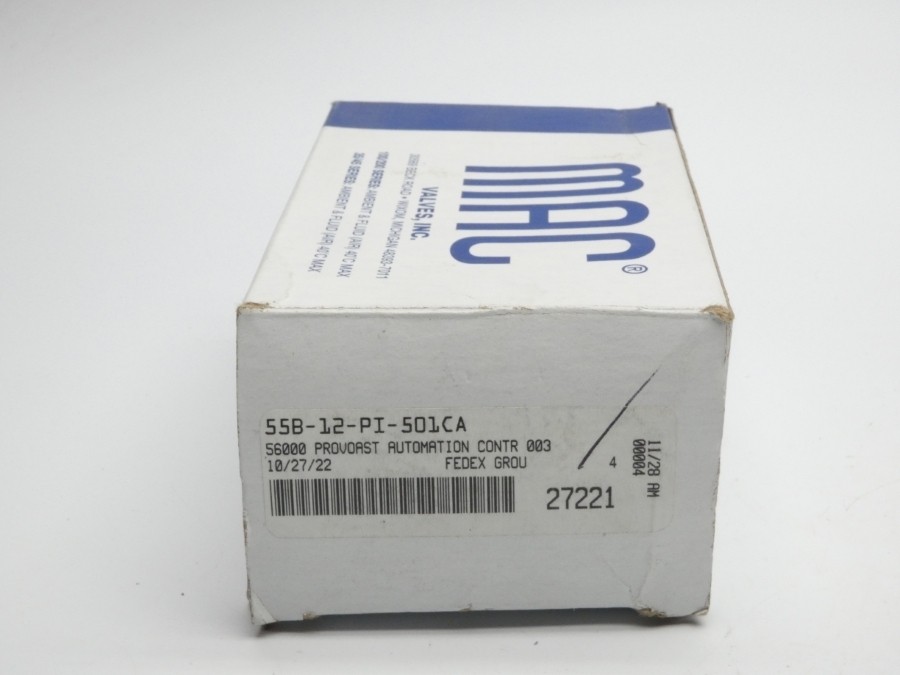 MAC 55B-12-PI-501CA 24VDC 30-150PSI NSMP