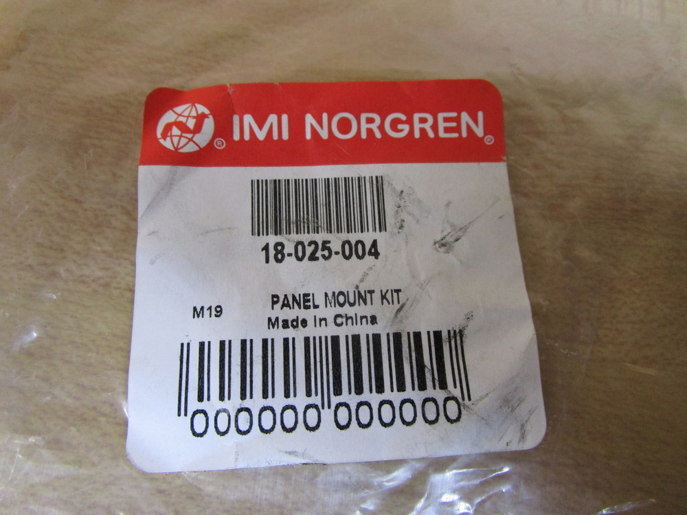 IMI 18-025-004 Norgren Panel Mount Kit 18025004 (Pack of 3)