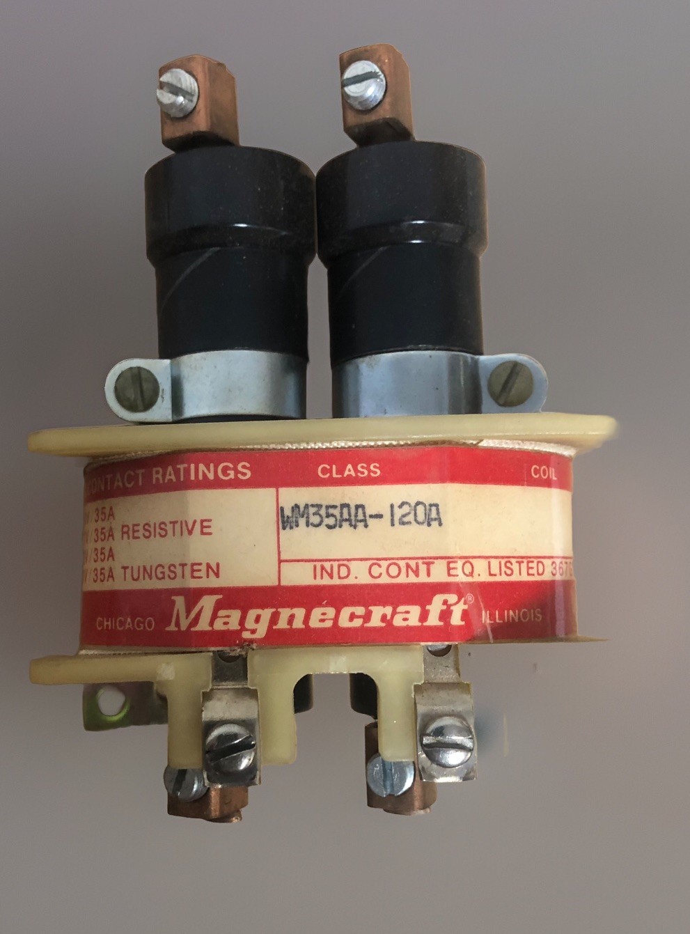 NOS Magnecraft WM35AA-120A Electromechanical Relay