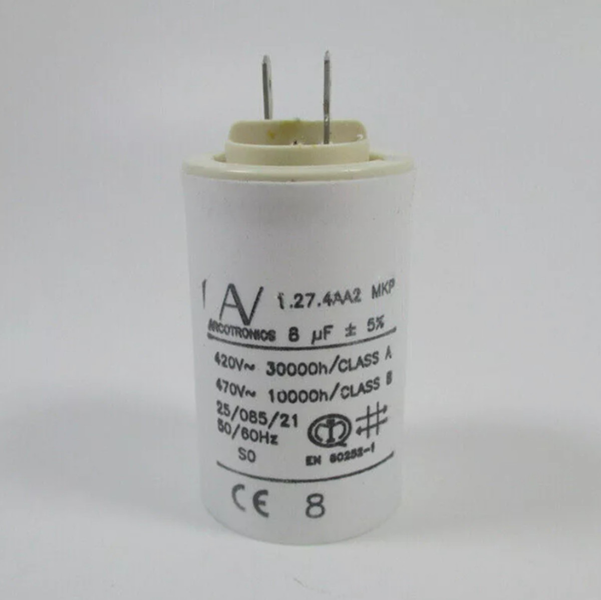 New AV Arcotronics 8uF 1.27.4AA2 MKP 420V 470V Capacitor