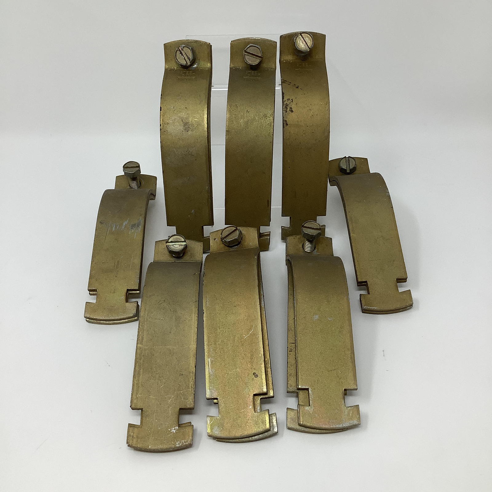 8-Pack Kindorf C-105 Stainless Pipe Conduit Clamp Strut Strap 3.5″ O.D.