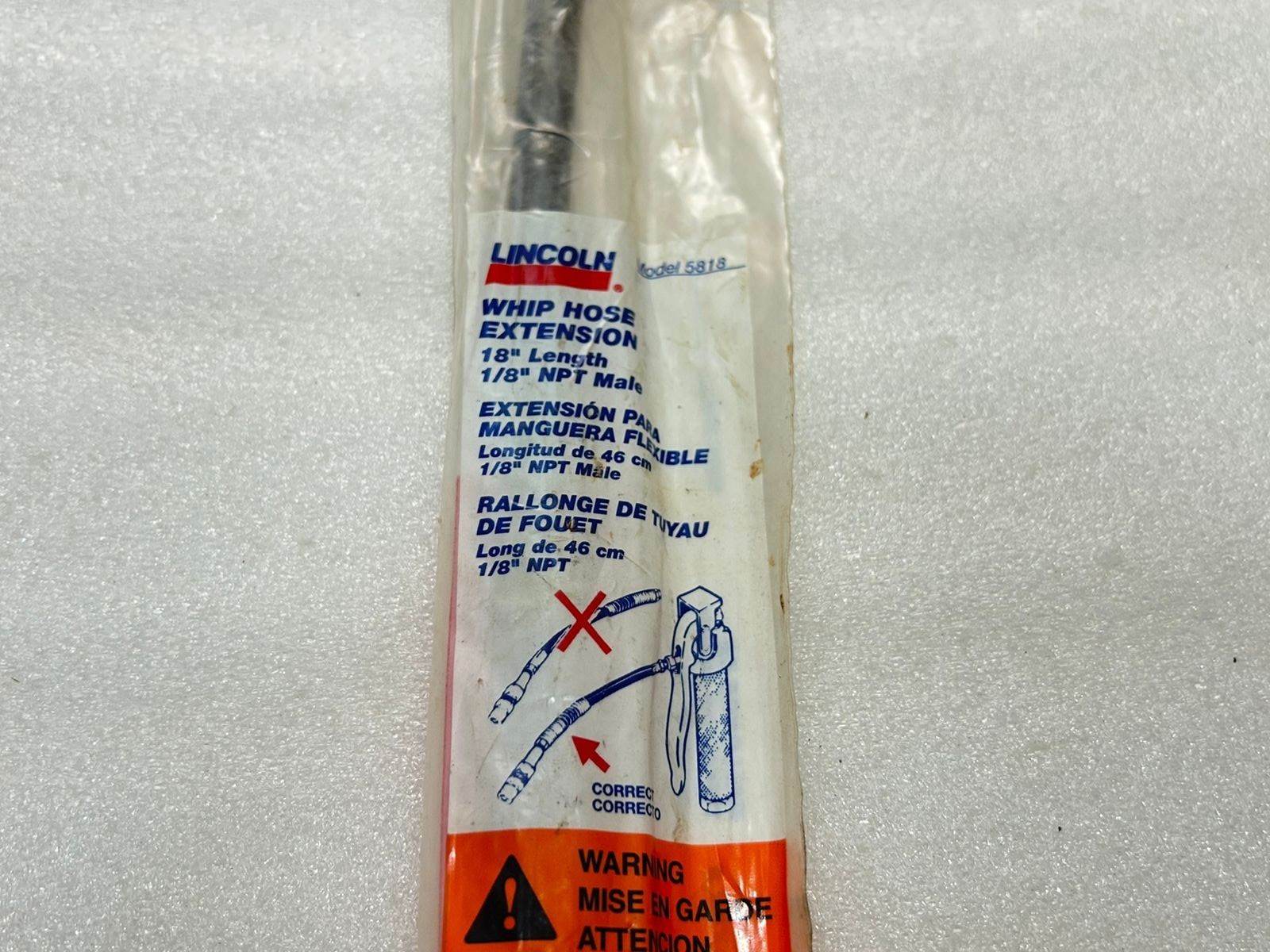 Lincoln 5818 Whip Hose Extension – Set of 3