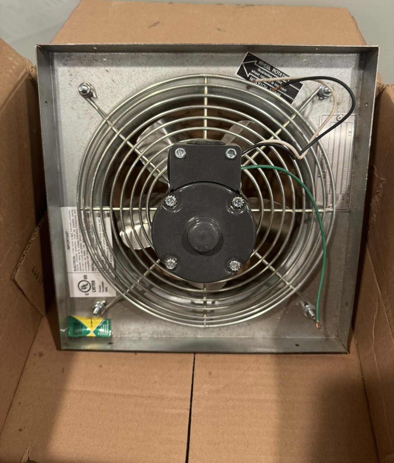 Greenheck SDPE-D-08G-1-DS Axial Fan NEW IN BOX! FREE SHIPPING!