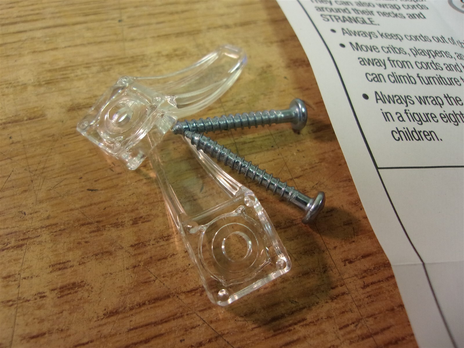 NEW 2-Piece Plastic Cord Cleat lot of 10 *FREE SHIPPING*