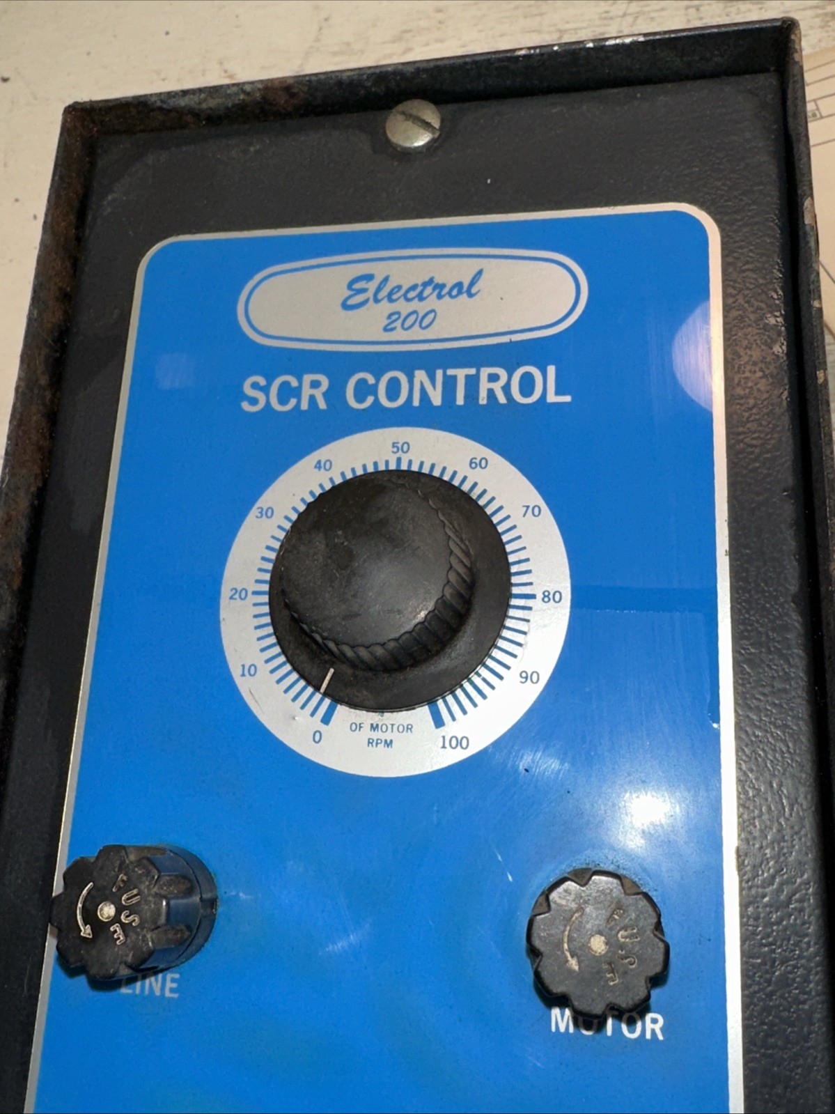 New Electrol C-25-B-200 Electric Motor Speed Control NOS