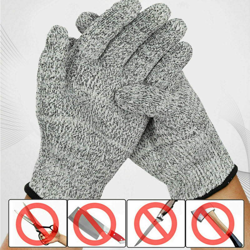 Anti-cut Gloves Safety Cut Proof Stab Resistant Kitchen Butcher Cut 1 pairs