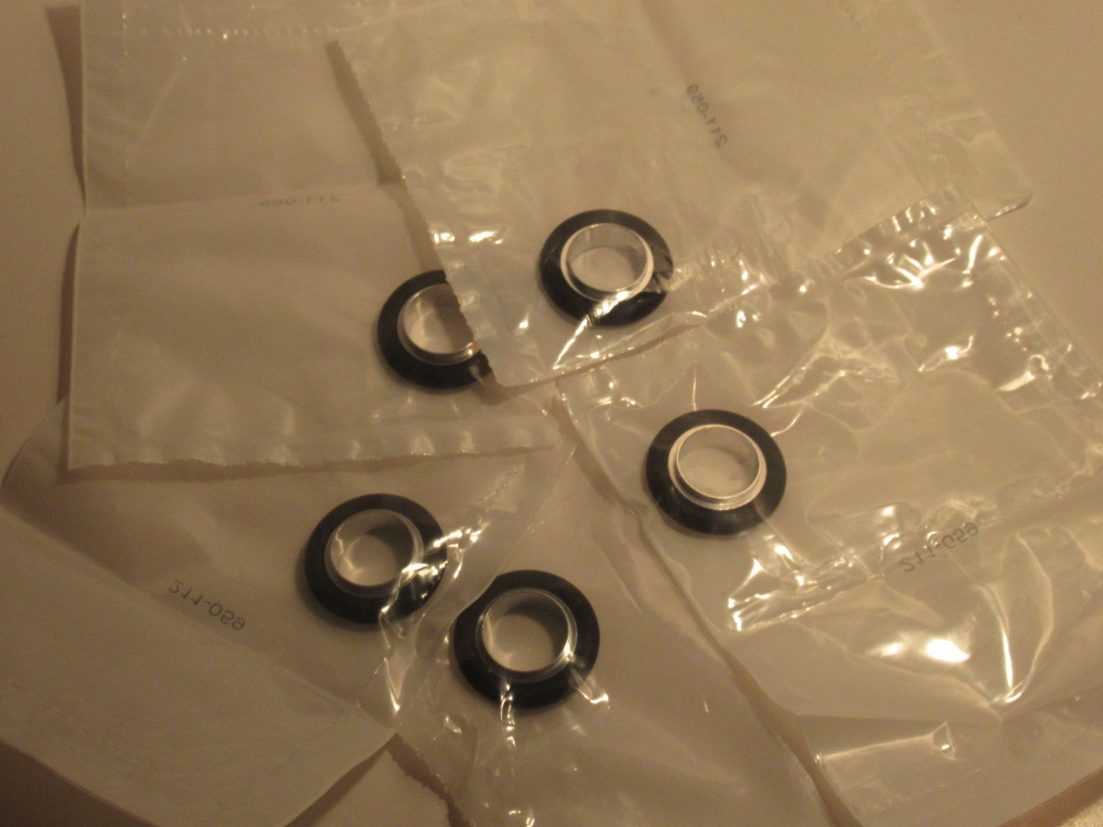 (LOT OF 5) INFICON 211-059 211059 ALUMINUM CENTERING RING NEW