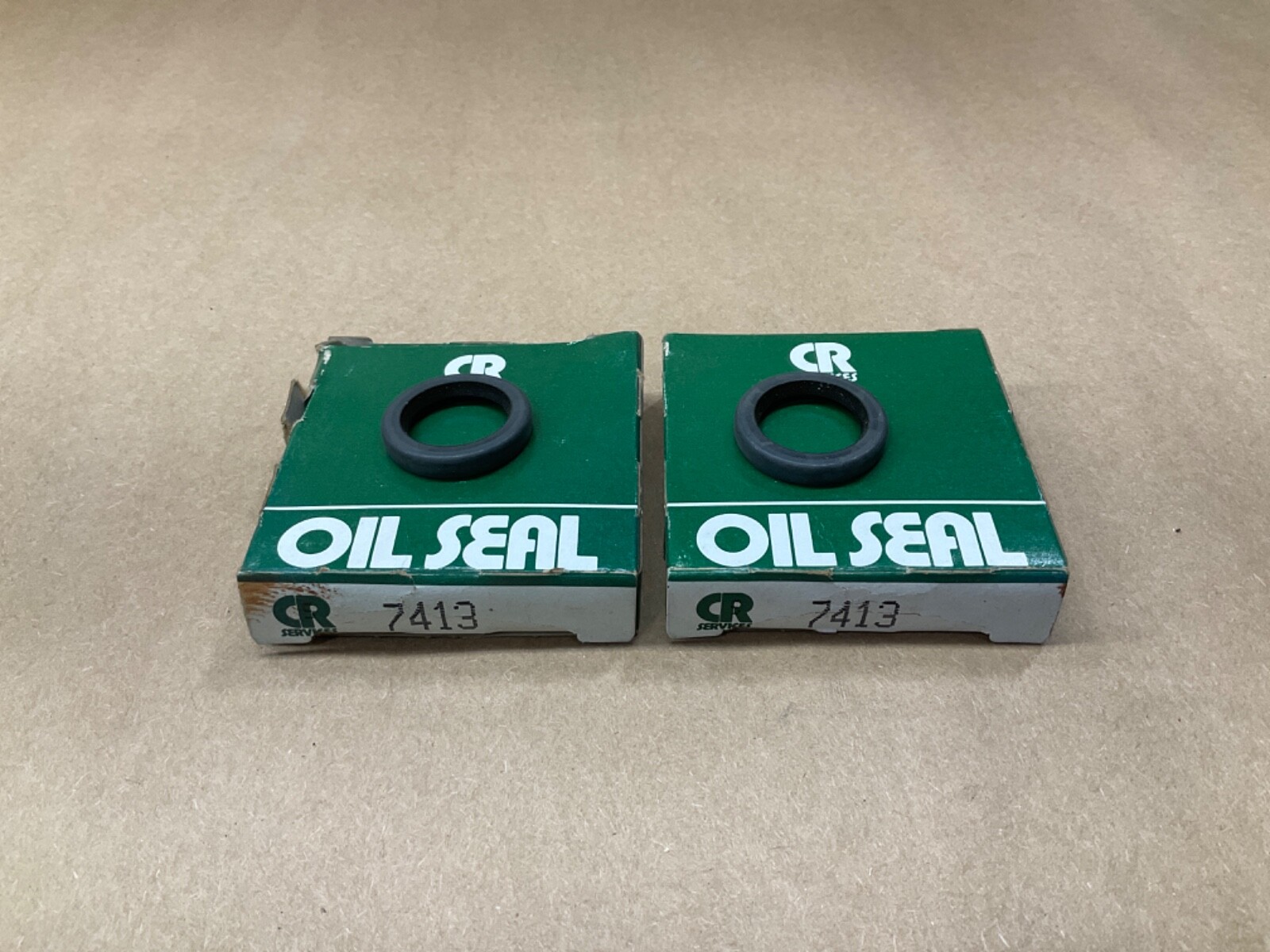 LOT OF 2 CR CHICAGO RAWHIDE 7413 OIL SEAL #60E48*IAC