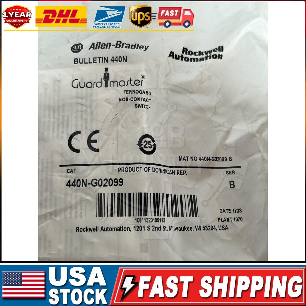 440N-G02099 ALLEN BRADLEY FERROGARD FRS21 RED PLASTIC SWITCH 24VDC US Free Tax