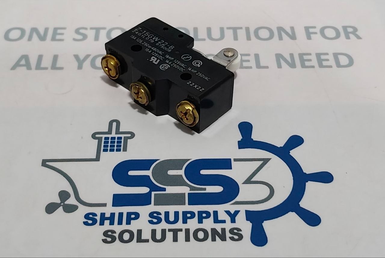 Omron Z-15GW 22-B Micro Switch Z4G1L07B 15A 125, 250 or 480VAC