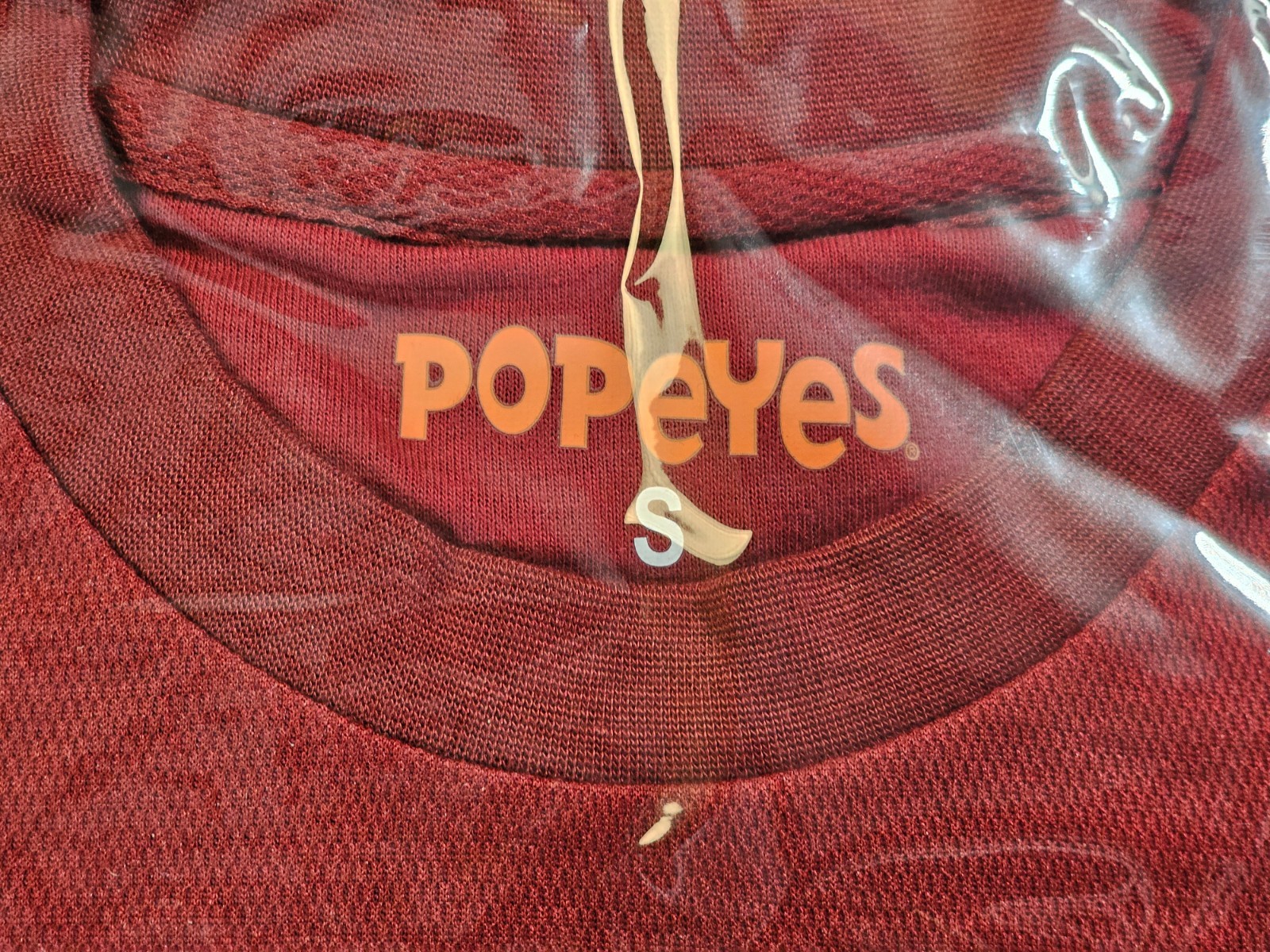 (QTY 20) CSE PU-07B2S Popeyes Louisiana Kitchen Unisex Crew T-Shirt Size Small