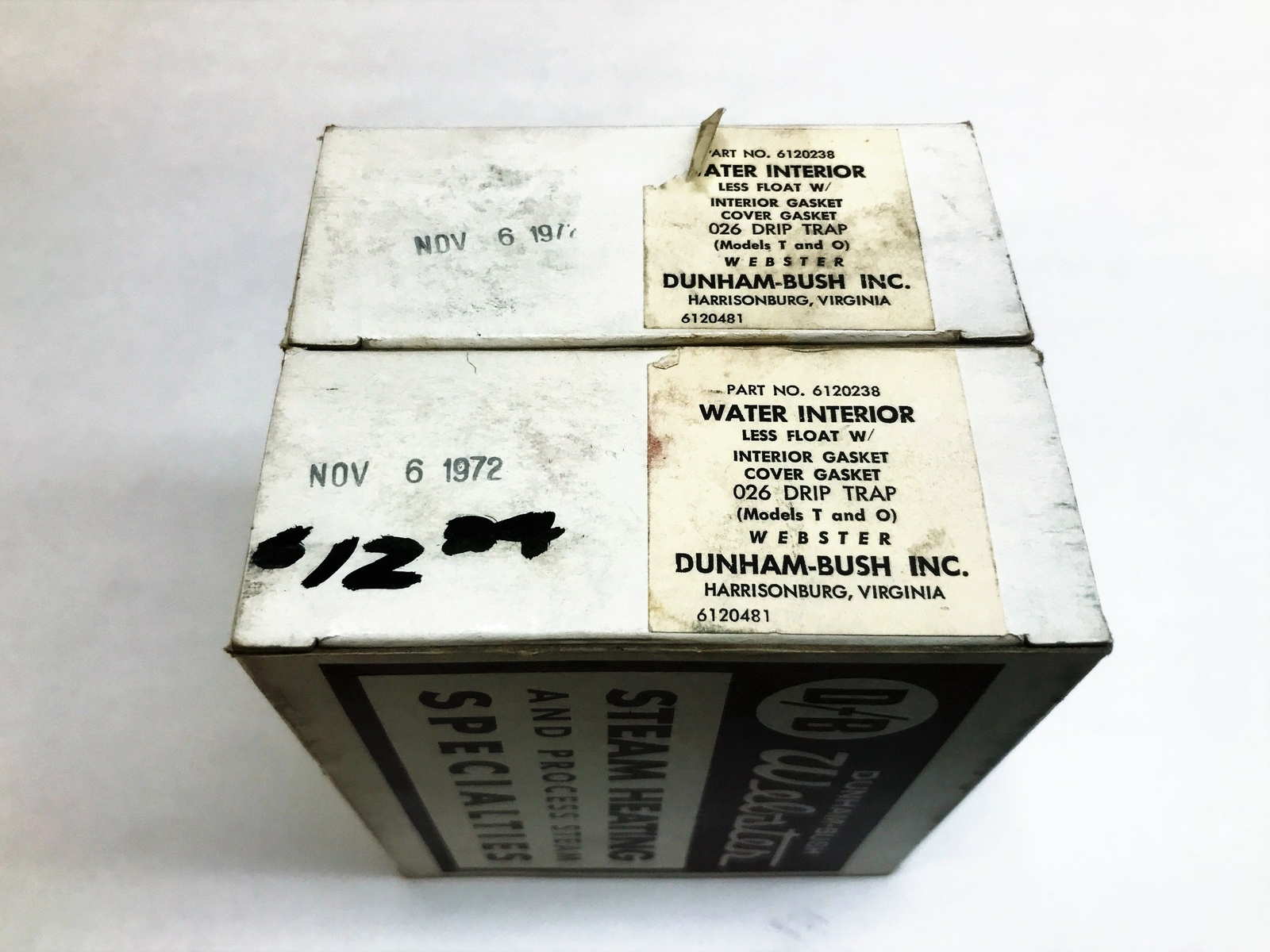 Dunham-Bush Water Interior Repair Kit (without Float) 6120238 [Lot of 2] NOS