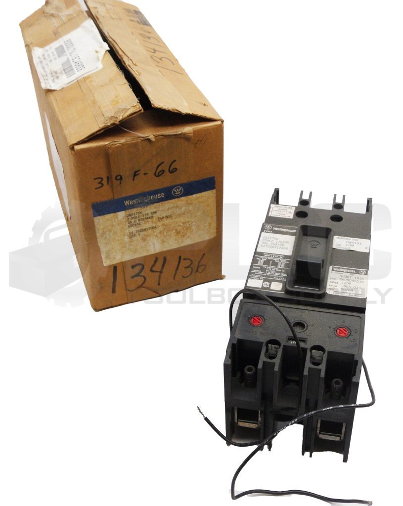 NEW WESTINGHOUSE JB2175W CIRCUIT BREAKER 2 POLE 175A 600VAC 250VDC *READ*