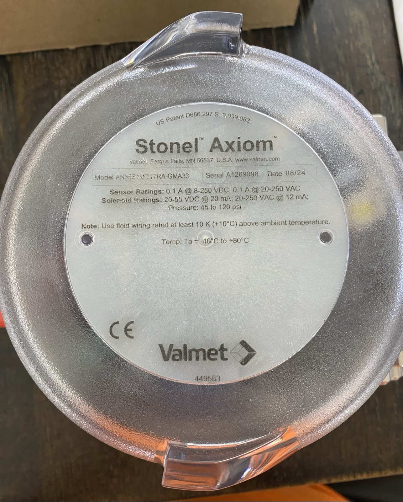 Axiom Stonel AN Limit Switch Valve Controller AN35S1MC17RA-GMA33 New In Box