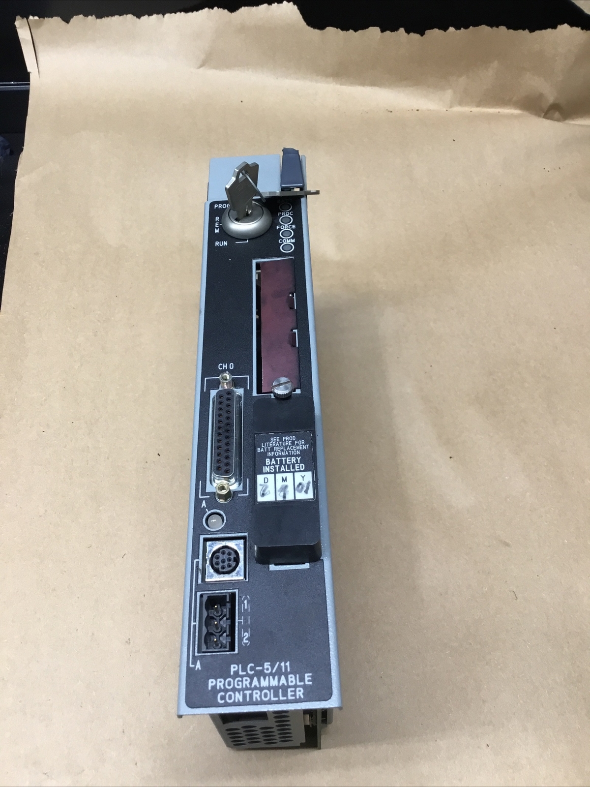 ALLEN BRADLEY 1785-L11B SER. C PLC-5/11 Processor Module With Key #720K130