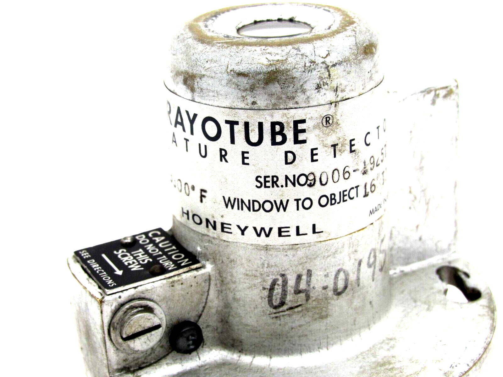 USED HONEYWELL 18890 RAYOTUBE TEMPERATURE DETECTOR