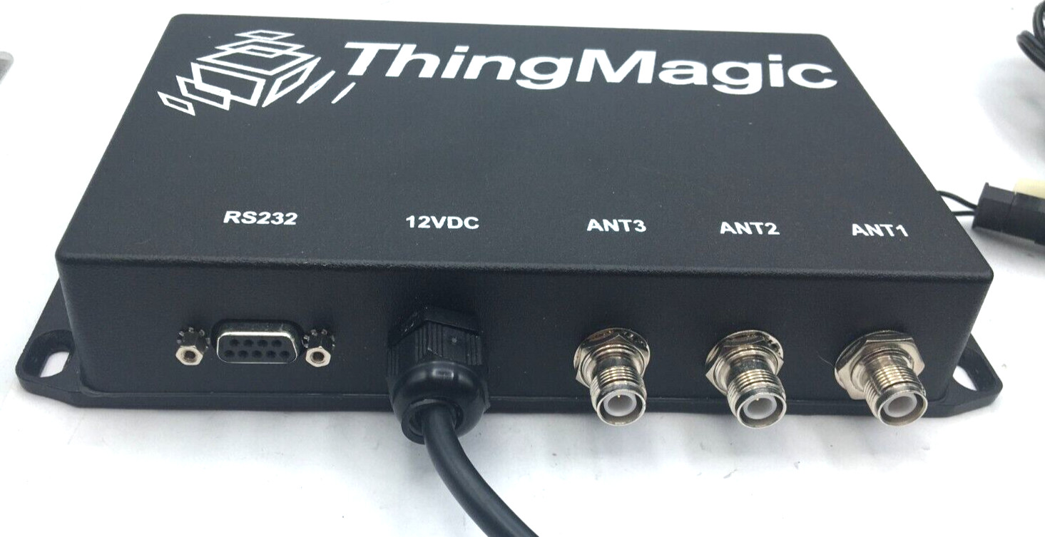 ThingMagic Reader RS232, 12VDC, 5407A-SR5E, 540-0012-01 Working