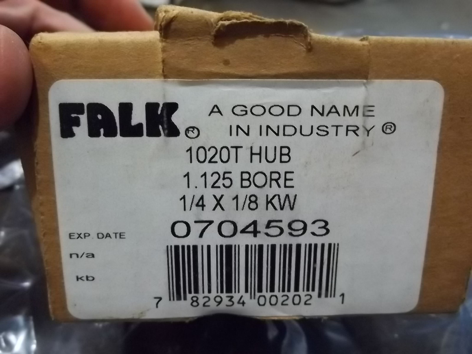 NIB FALK 0704593 1020T HUB 1.125″ BORE W/ SEAL KIT (WL63-3)