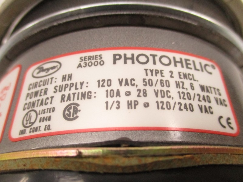 DWYER A3000-00 120VAC 10A 25PSI NSMP