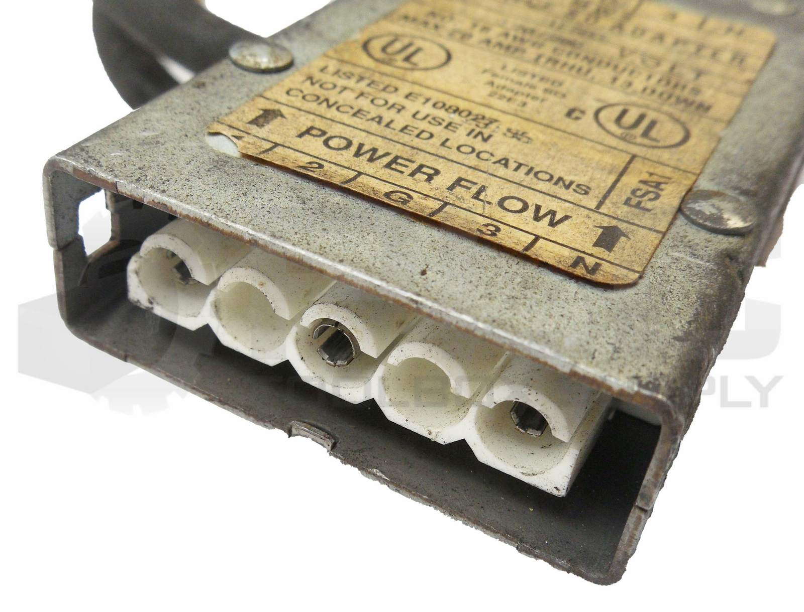 MWS 1FSA3 FEMALE SO ADAPTER NO.16 AWG CONDUCTORS MAX 13AMP 120-208V