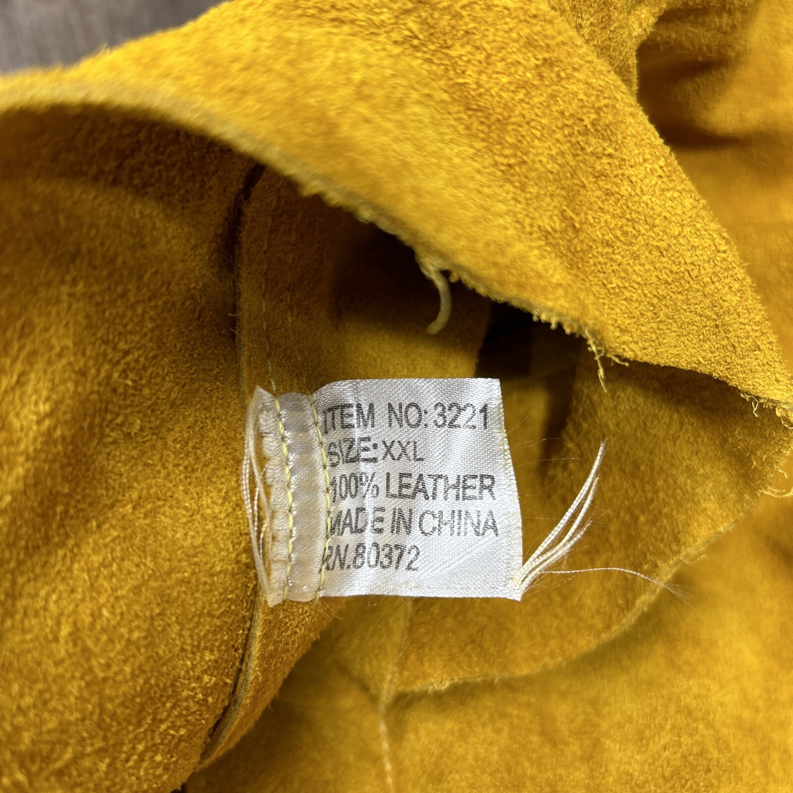 Tillman 3221-142X 2X Large Side Split Cowhide Cape Sleeve & Bib