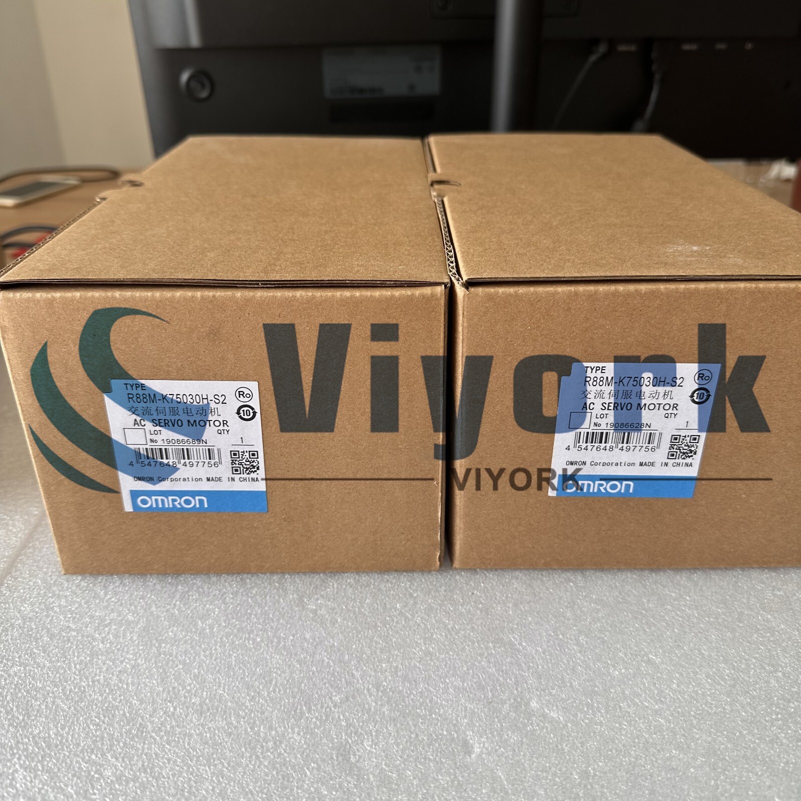 Omron R88M-K75030H-S2 AC SERVO MOTOR 750W 240V 3000RPM INC K MTR NEW