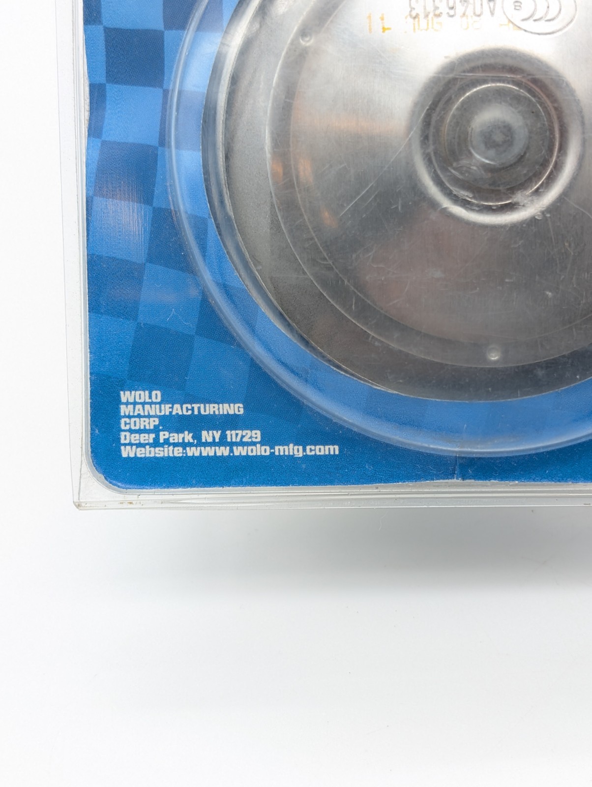 New WOLO 300-2T Disc Horn Low Tone 12-Volt 115 Decibels Universal Silver NIB