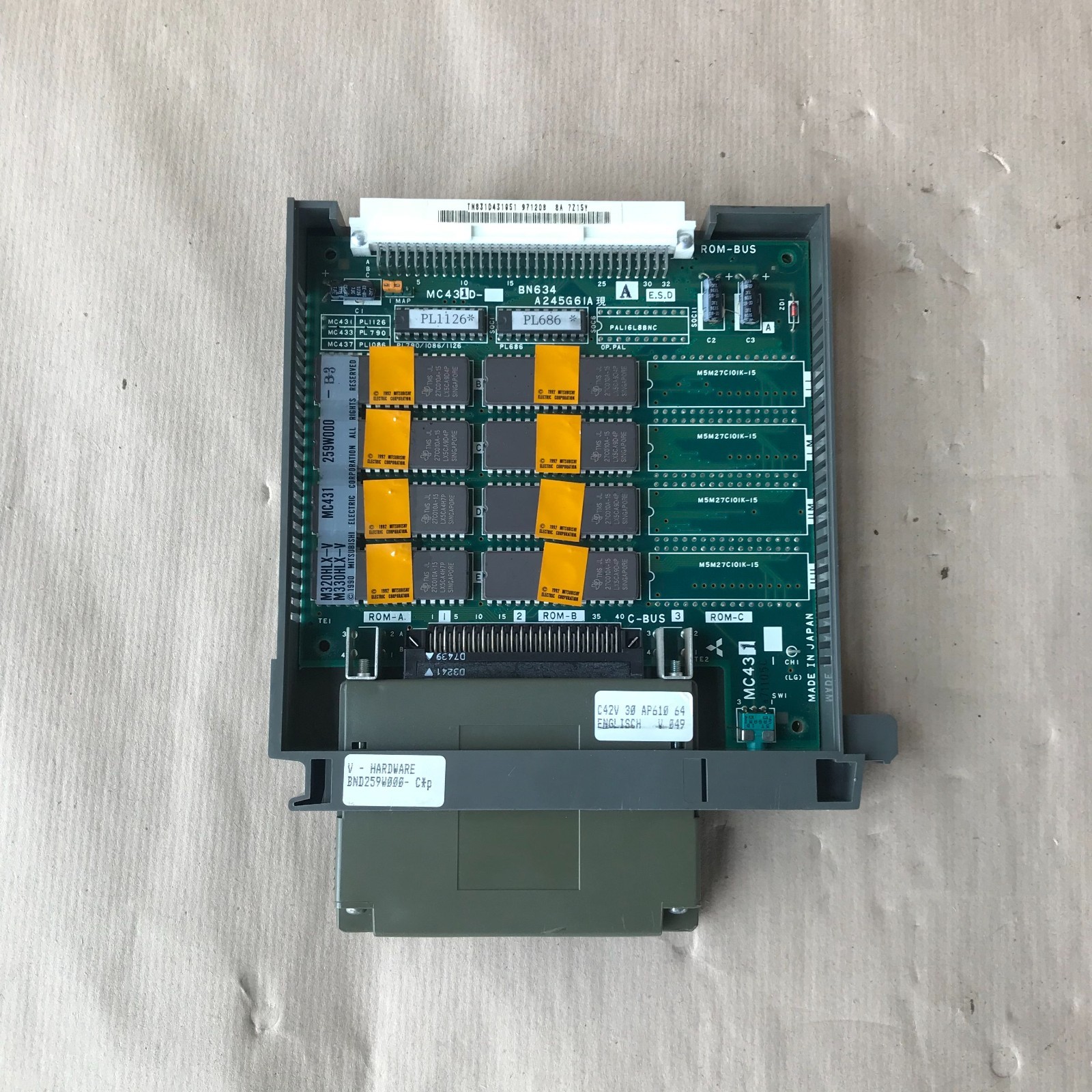 MITSUBISHI MC431D MEMORY BOARD BN634A245G6IA