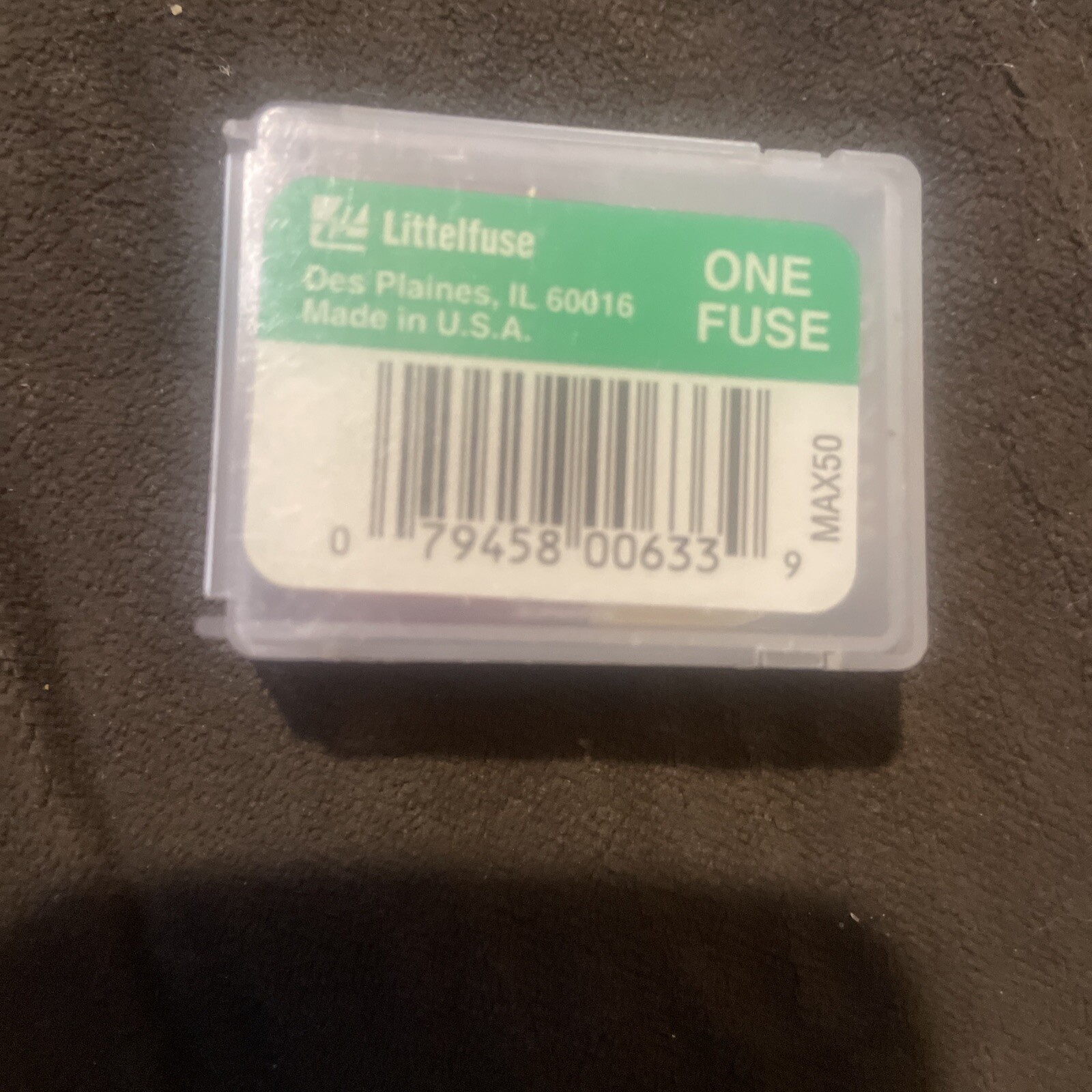 LITTELFUSE MAX50 Automotive Fuse,50A,Blade,299 Series