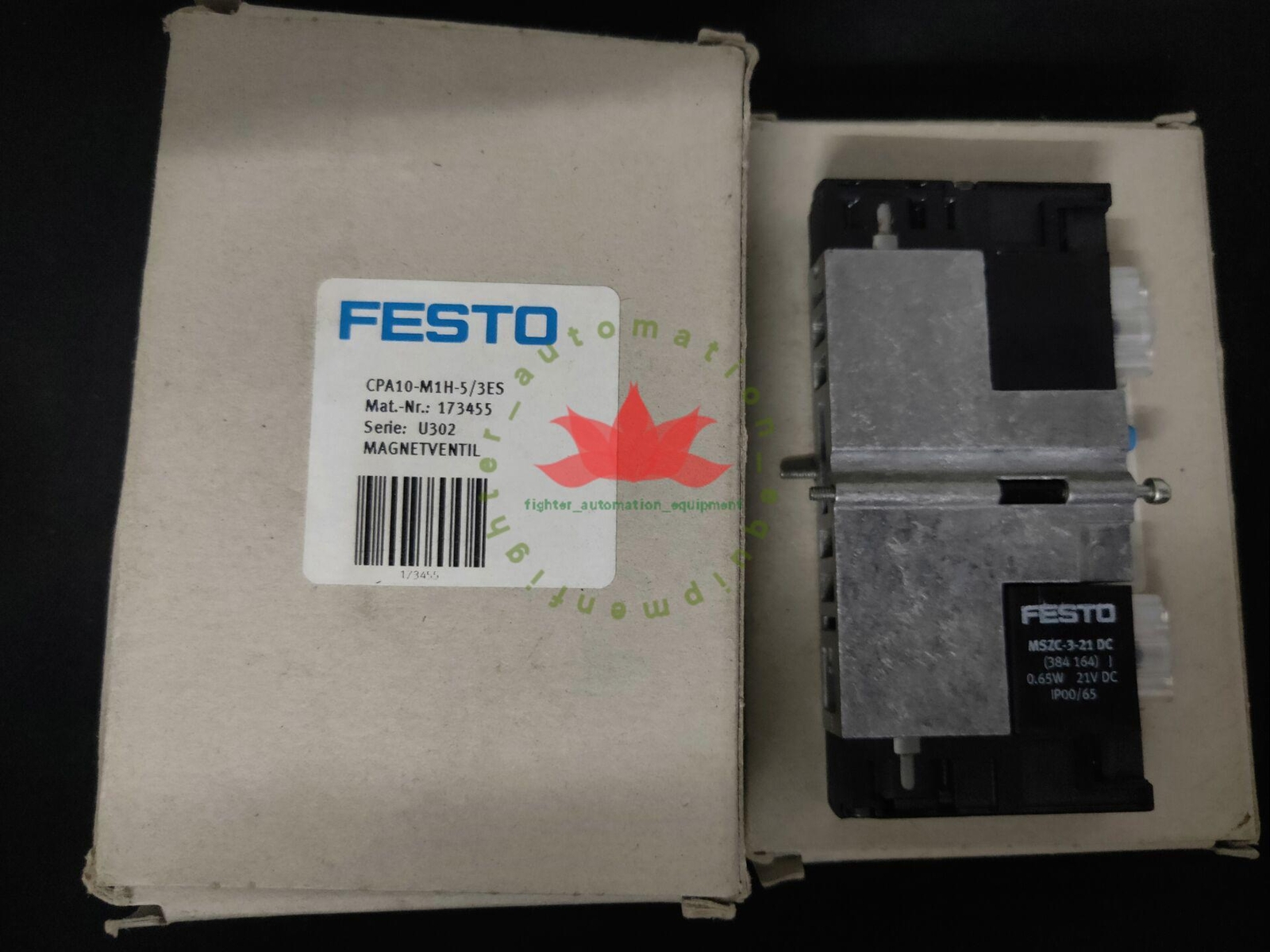 1PCS NEW FESTO CPA10-M1H-5/3-ES 173455 solenoid valve