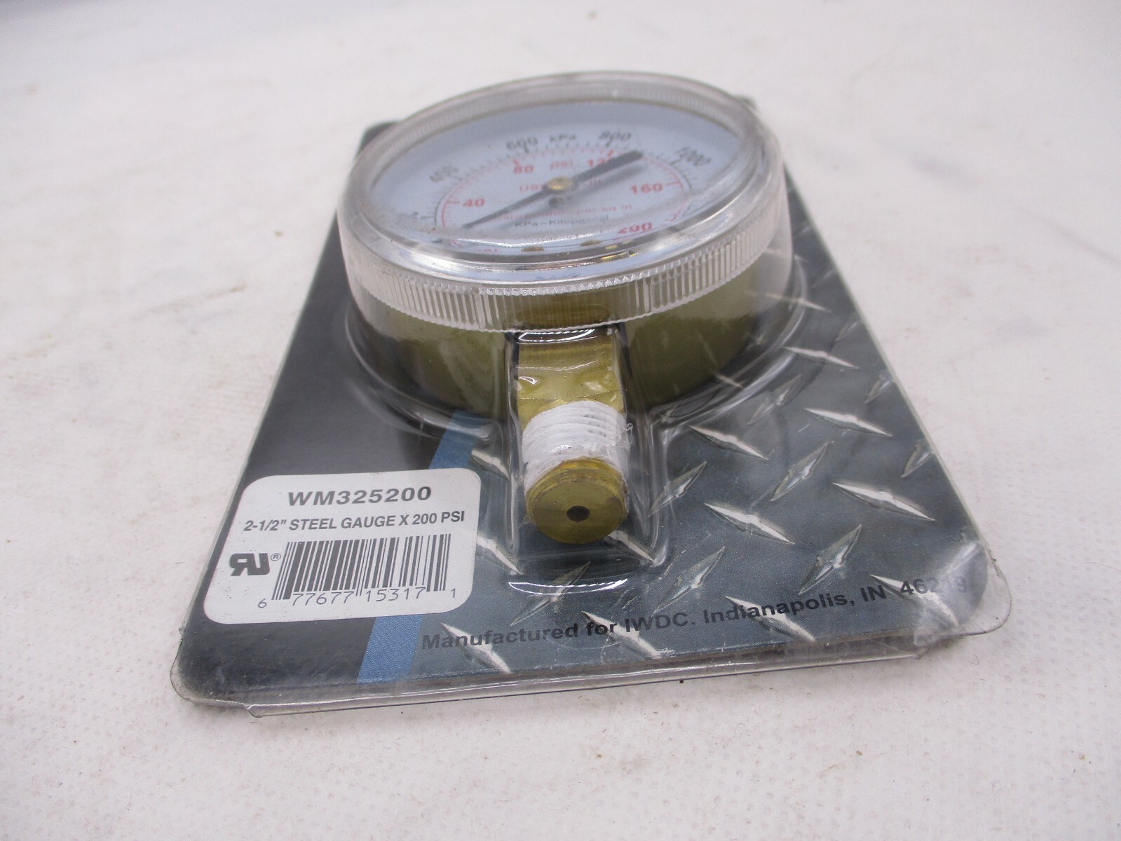 NEW WELDMARK WM325200 GAUGE 0-200 PSI