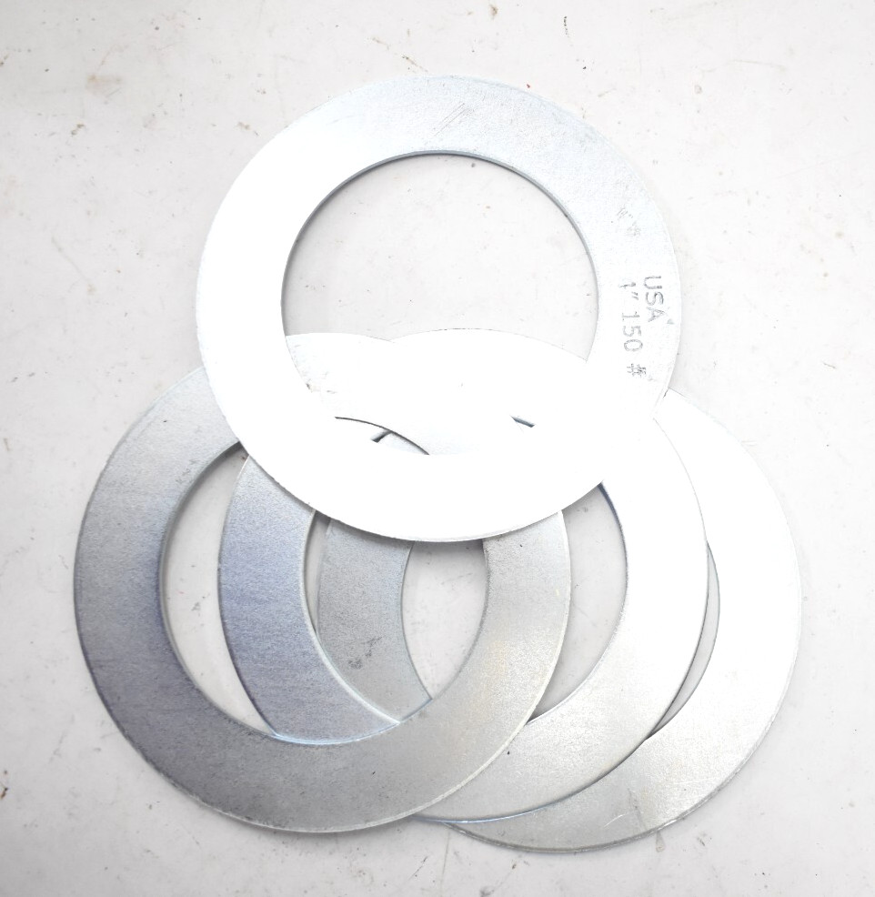 Lot of 4 4″ Ring Shims Replacements Stainless Steel Class 150#