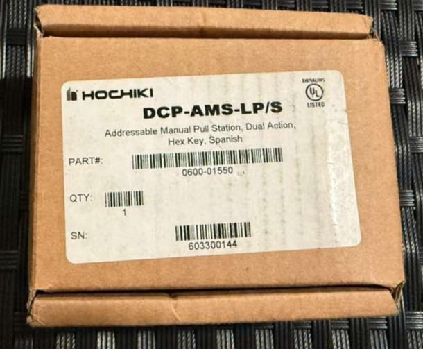DCP-AMS-LP/S HOCHIKI 0600-01550 Addrss Manual Pull Station Dual Action, Spanish
