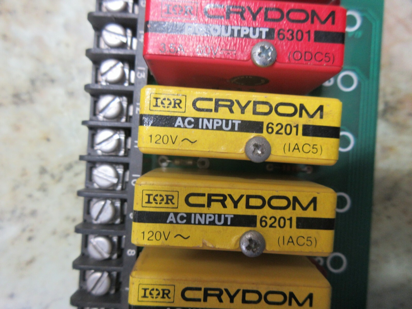 AMF POTTER & BRUMFIELD CIRCUIT BOARD 2I0-16 CRYDOM 6201 2I0-16 2IO-16